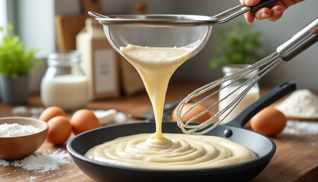 découvrez des astuces simples et efficaces pour éviter les grumeaux dans votre pâte à crêpes et obtenir une texture lisse et parfaite à chaque préparation.