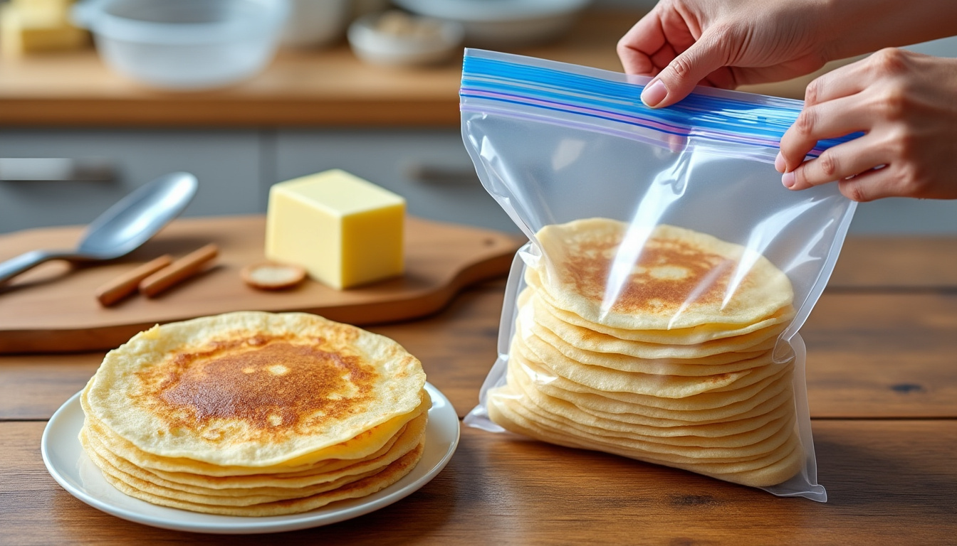 découvrez si l'on peut congeler des crêpes cuites et apprenez les meilleures méthodes pour les conserver correctement afin de préserver leur fraîcheur et leur saveur.
