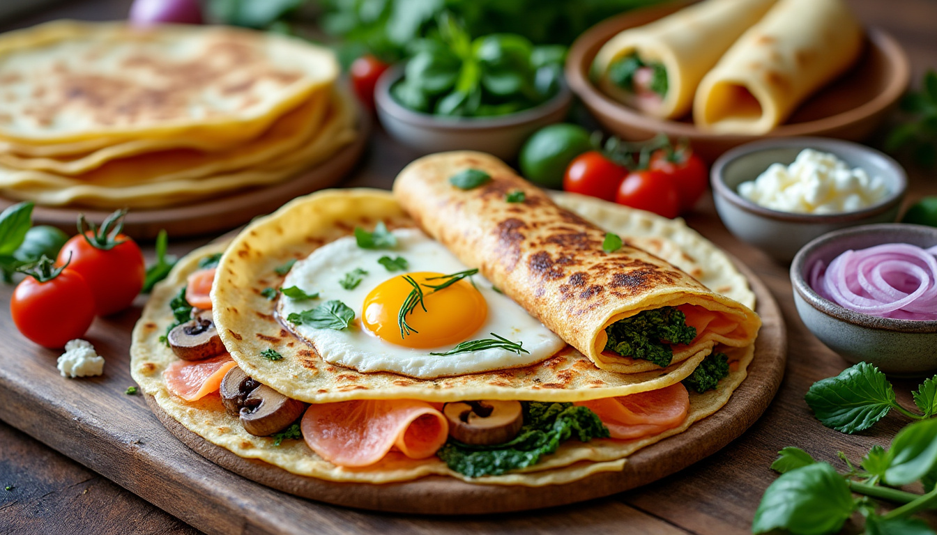 découvrez des idées faciles et savoureuses de garnitures pour crêpes salées, avec des ingrédients simples à préparer chez soi.